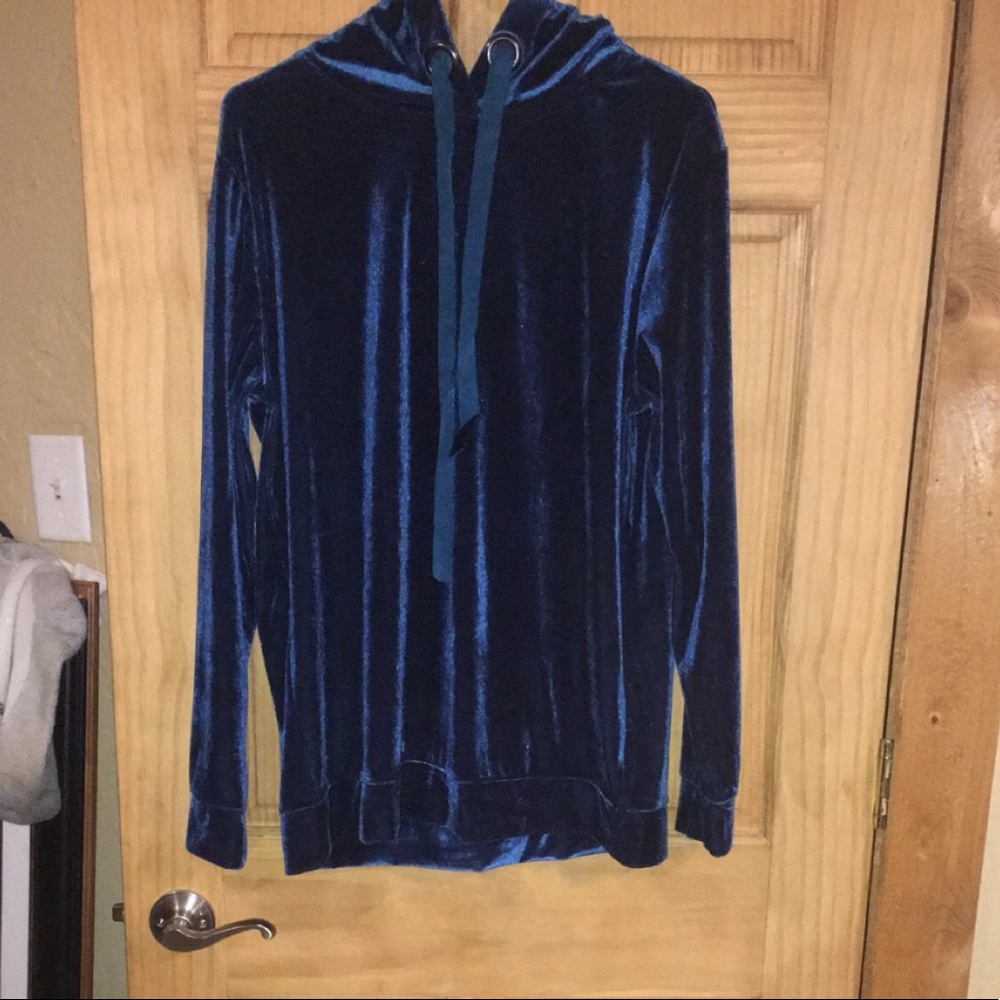 NWOT Velvet hoodie